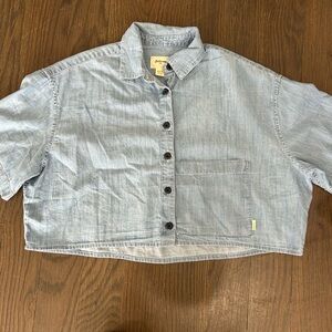 Bellerose Sky Blue Button-Up Shirt